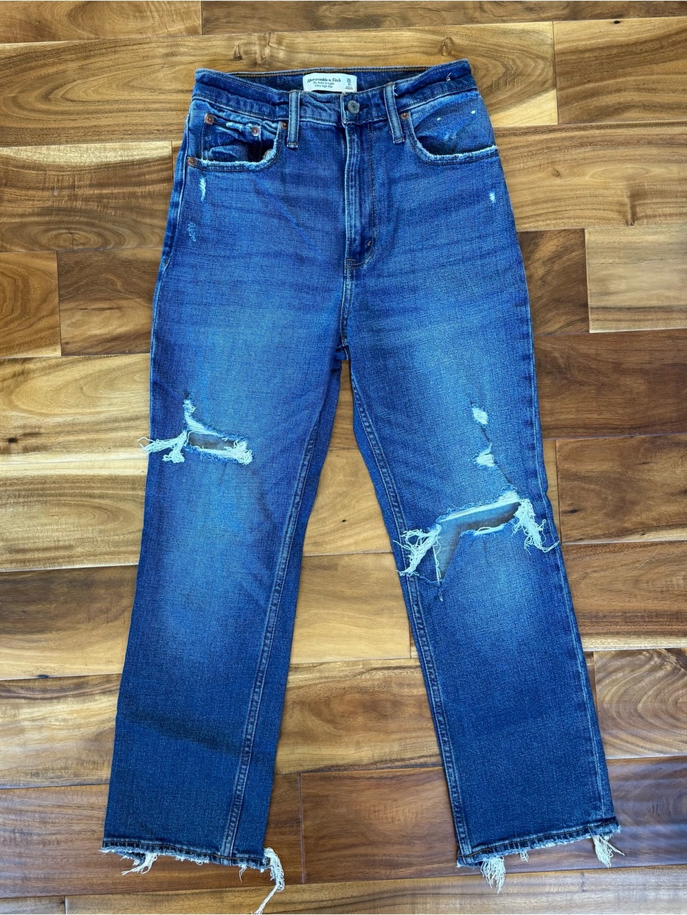 Abercrombie & Fitch the Ankle Straight Ultra High Rise Jeans Size 26/2SHORT
